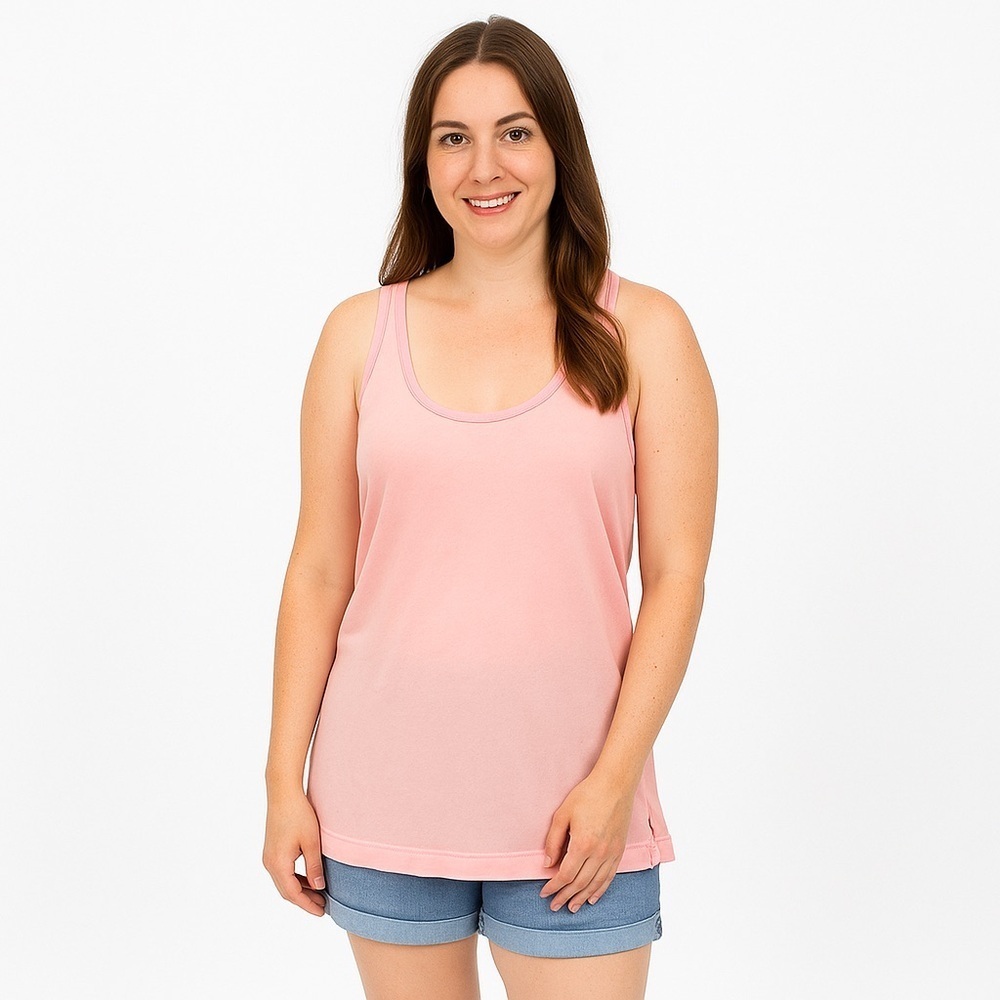 Lou & Grey Tank Pink Peach Size S